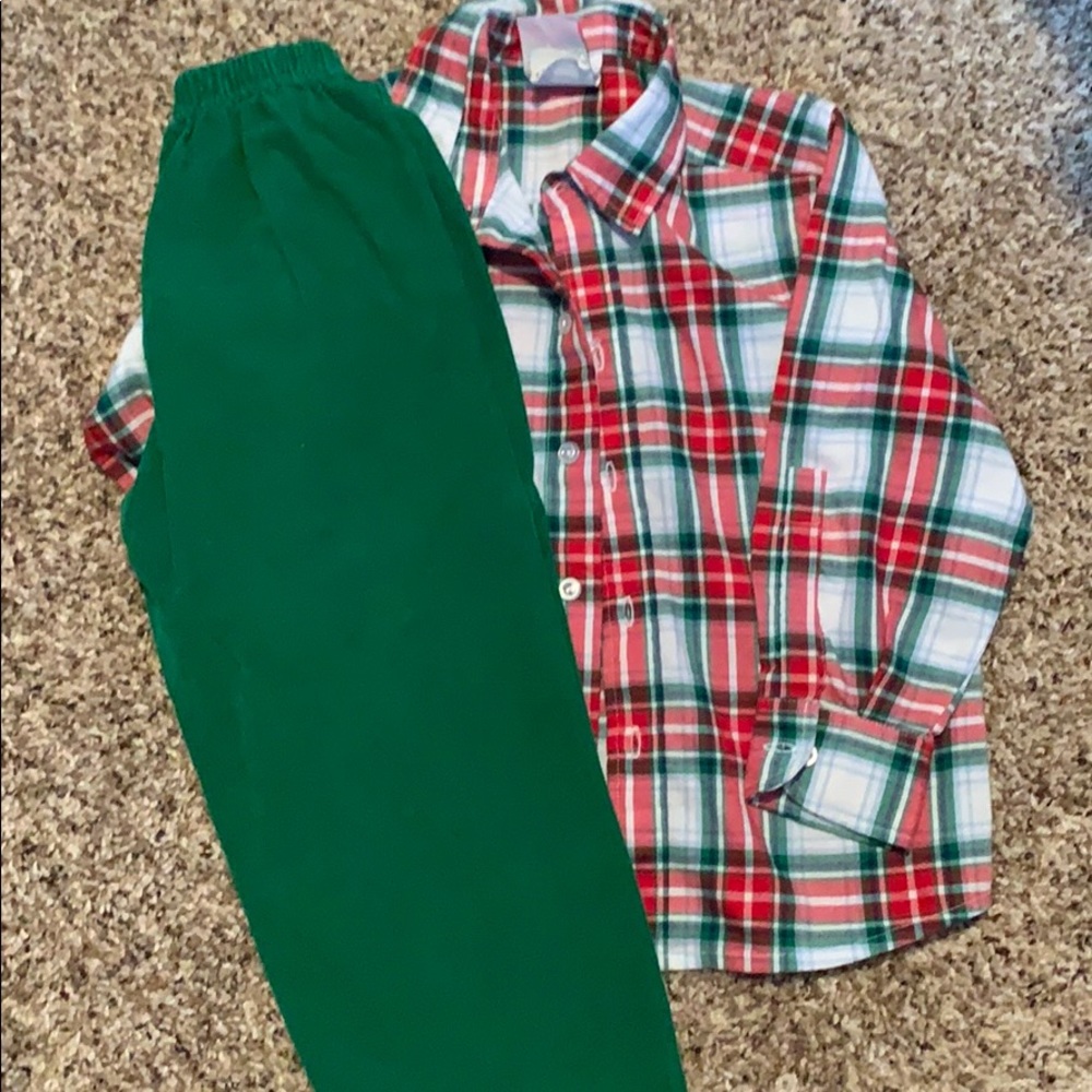 Shrimp and grits holiday outfit